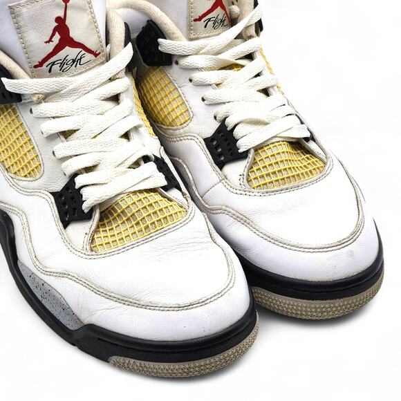 Nike Air Jordan 4 Retro 2016 White Cement Men\'s Sneakers 840606-192 US 11 main image 5